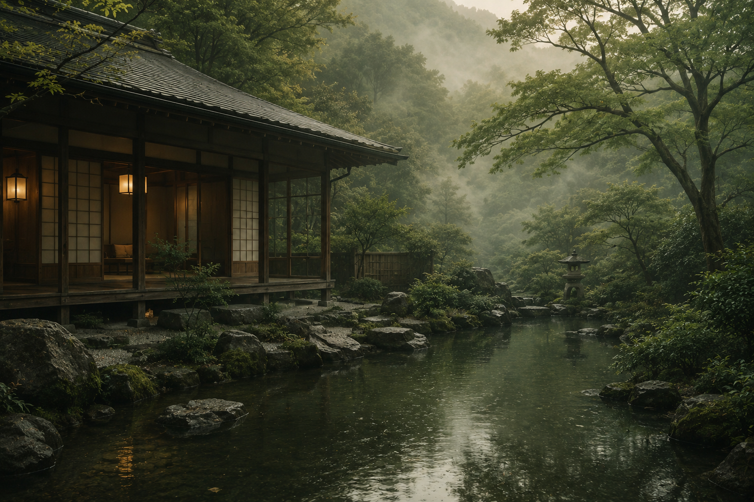 Exterior of Kiyomi Ryokan